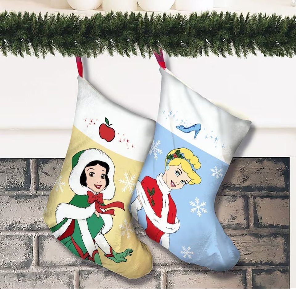 Princess Stocking, Disney Princess Stocking, Princess Christmas Stockings
