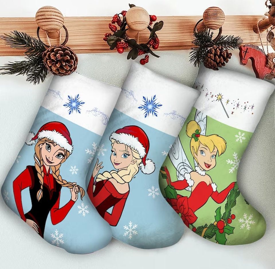 Princess Stocking, Disney Princess Stocking, Princess Christmas Stockings