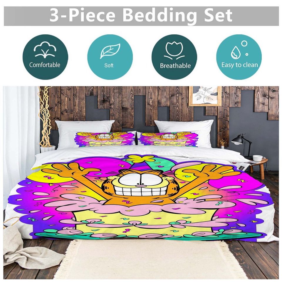 Christmas Garfield Bedding Set, Disney Bedding Set