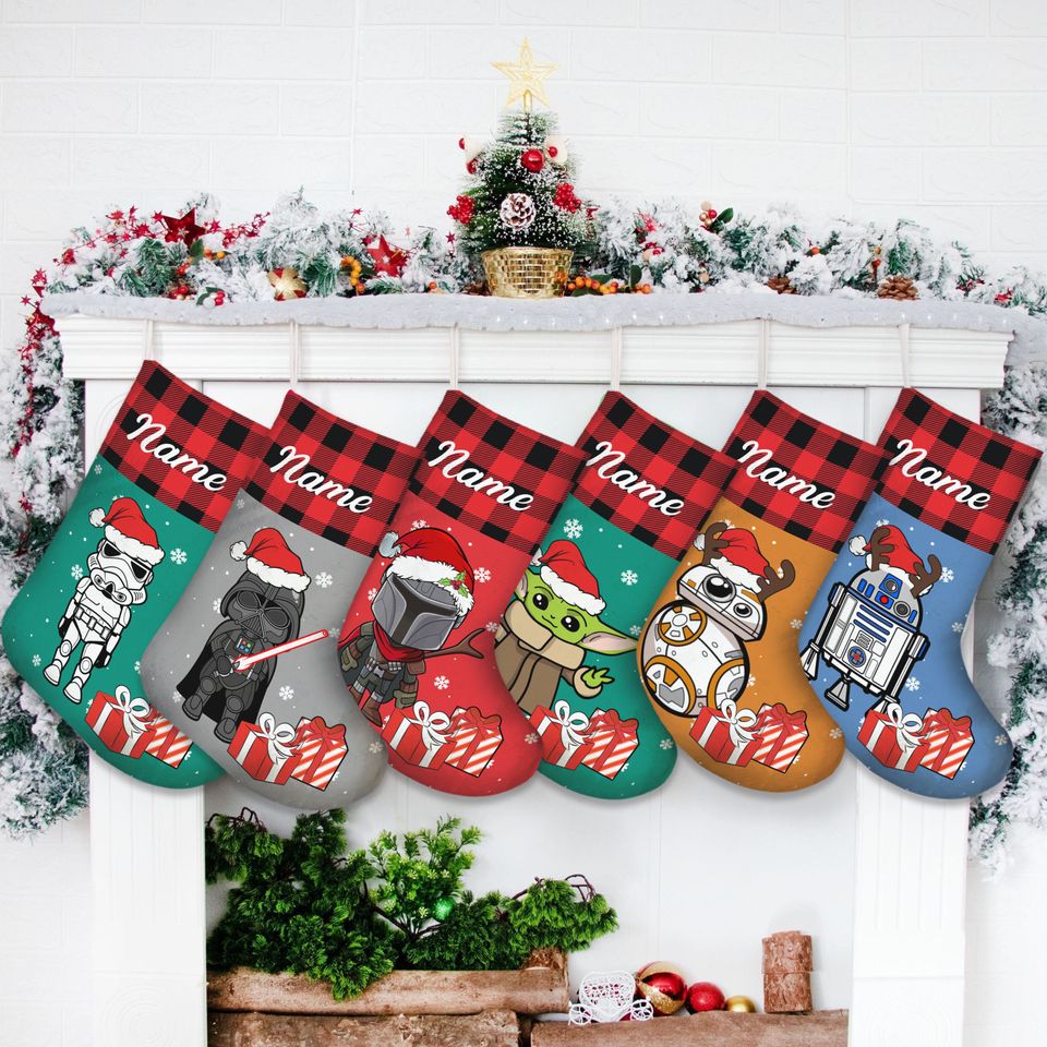 Personalized Disney Star Wars Stockings, Star Wars Christmas Stocking