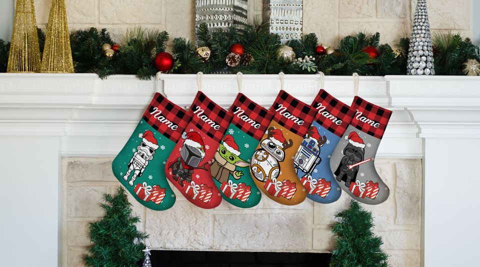 Personalized Disney Star Wars Stockings, Star Wars Christmas Stocking