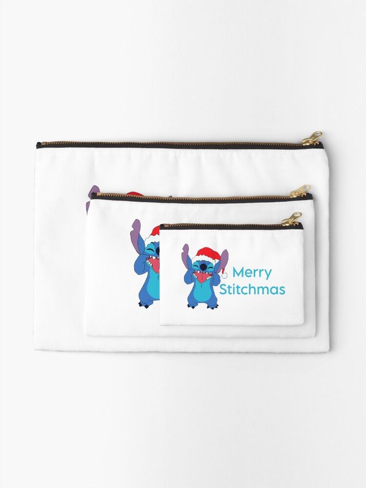 Disney Stitch Christmas Makeup Bag