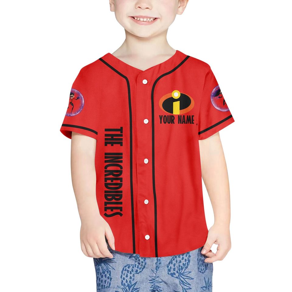 Personalized Disney The Incredibles Violet Parr Baseball Jersey