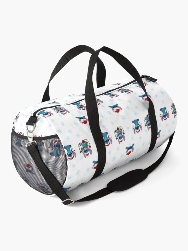 Disney Cute Stitch Christmas Duffel Bag