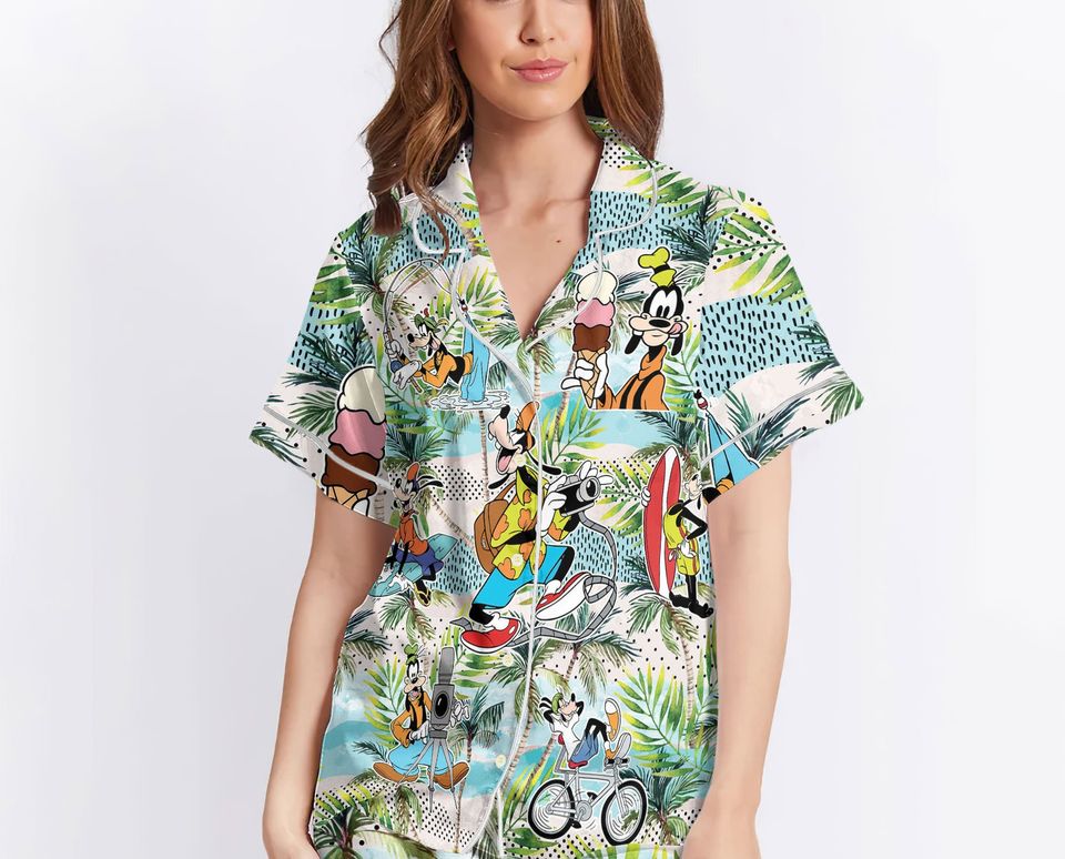 Disney Goofy Pajamas, Disneyland Beach Pajamas, Goofy Max