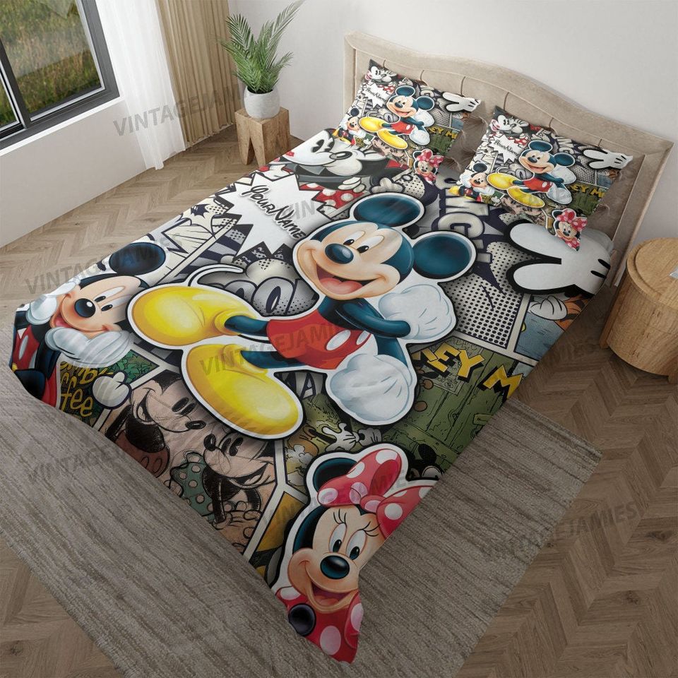 Personalized Mickey Mouse Blanket, Mickey Mouse Gifts, Disney Christmas Gifts