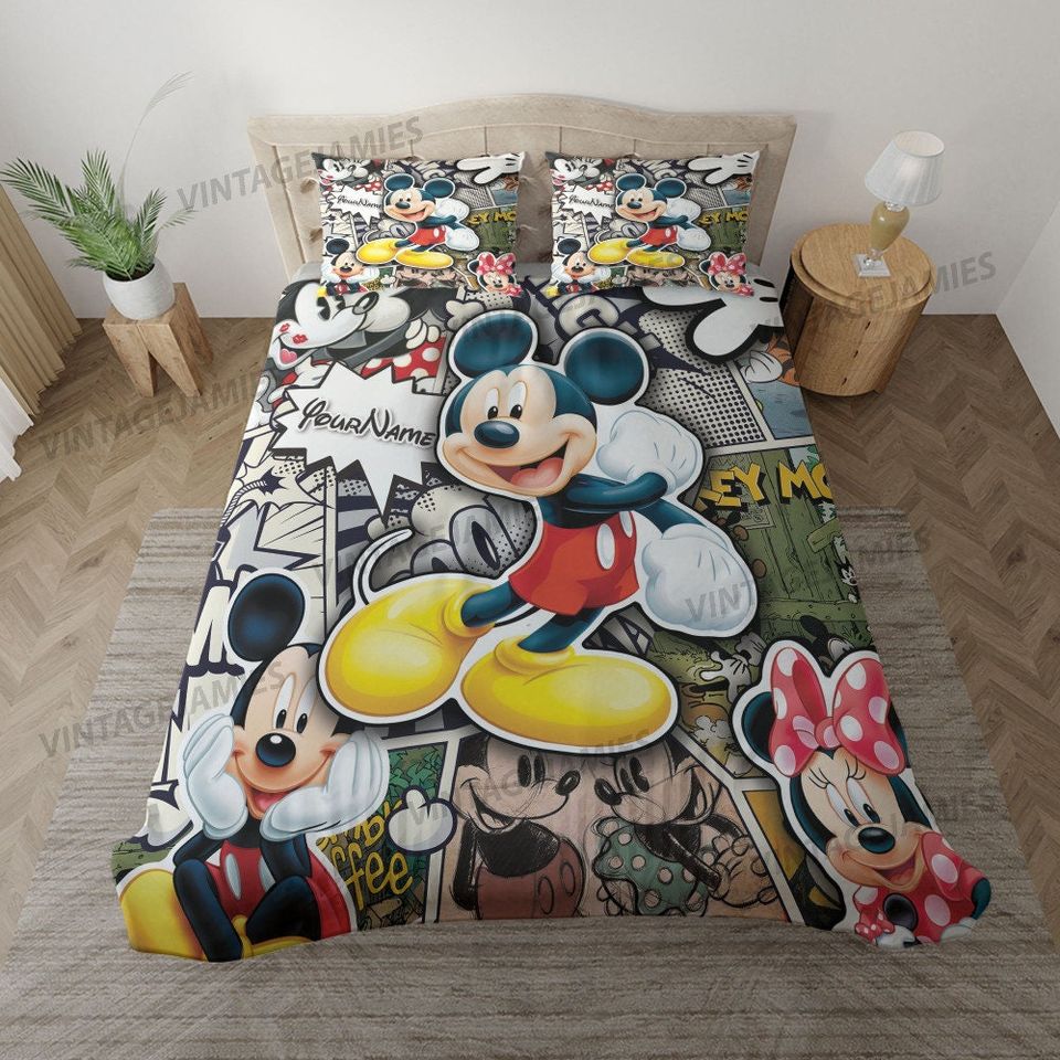 Personalized Mickey Mouse Blanket, Mickey Mouse Gifts, Disney Christmas Gifts