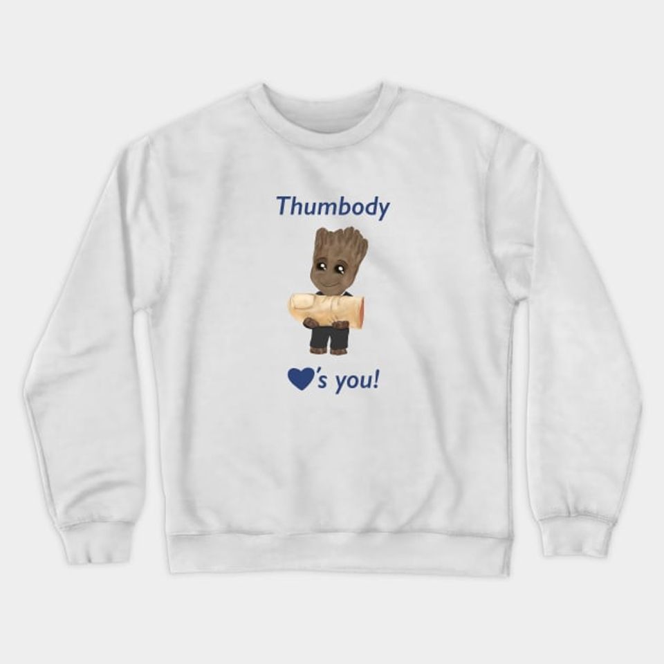 Thumbody Loves You - Groot Disney Valentines Sweatshirt