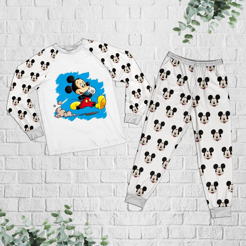 Mickey Mouse Raglan Pajamas Set, Mickey Disney Pajamas Set