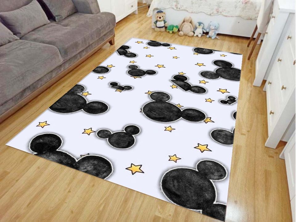 Mickey Mouse Disney Rug, Disney Fan Decor