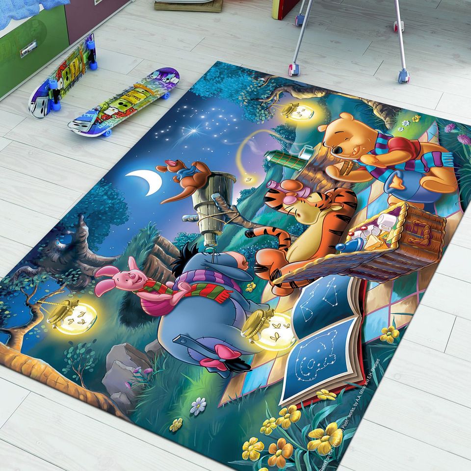 Winnie The Pooh Disney Rug, Disney Fan Decor