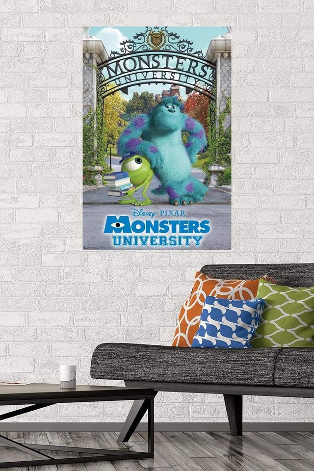 Disney Pixar Monsters University - Campus Wall Poster