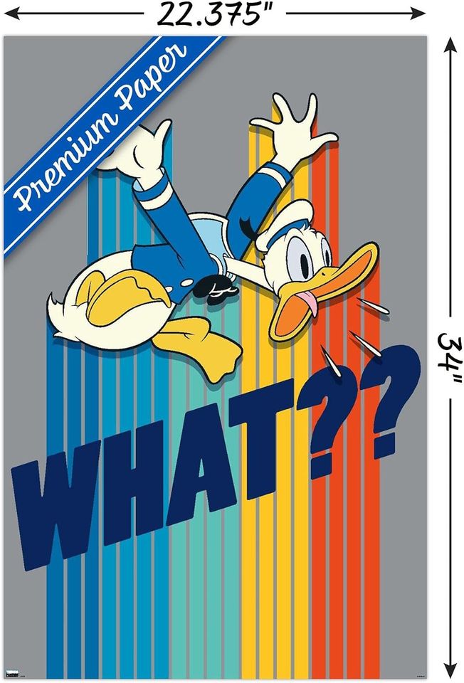 Disney Donald Duck - What Wall Poster