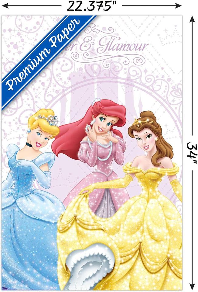 Disney Princess - Glitter and Glamour Wall Poster