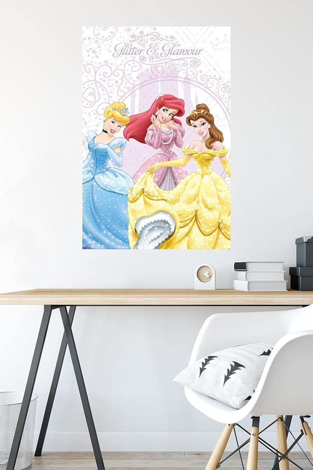 Disney Princess - Glitter and Glamour Wall Poster