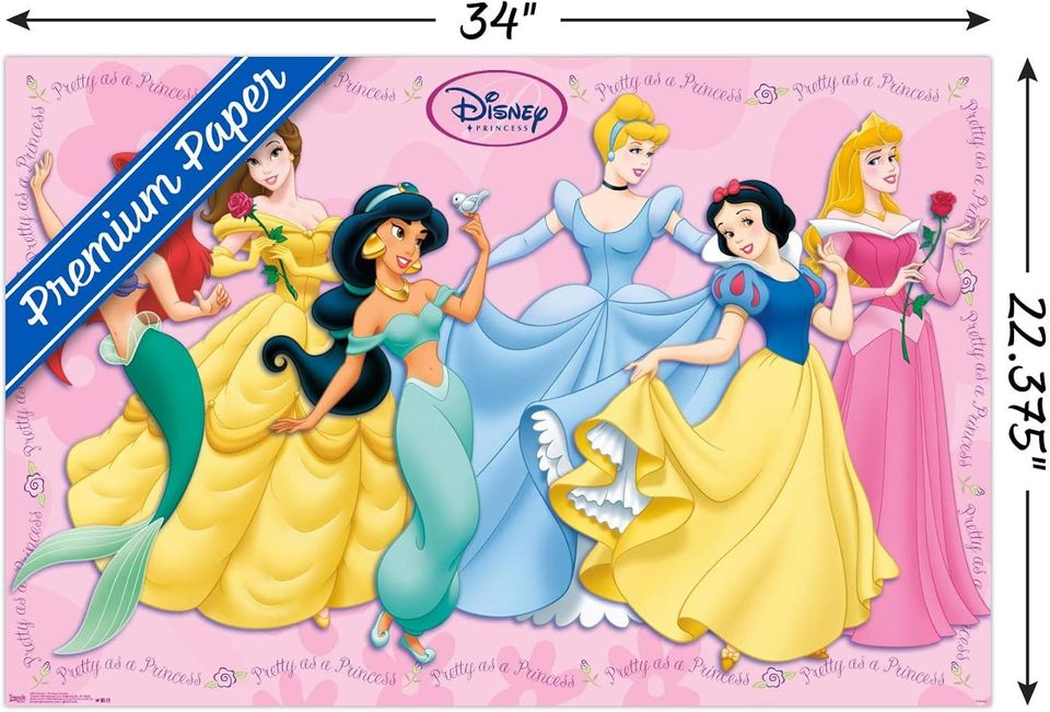 Disney Princess - Gowns Wall Poster