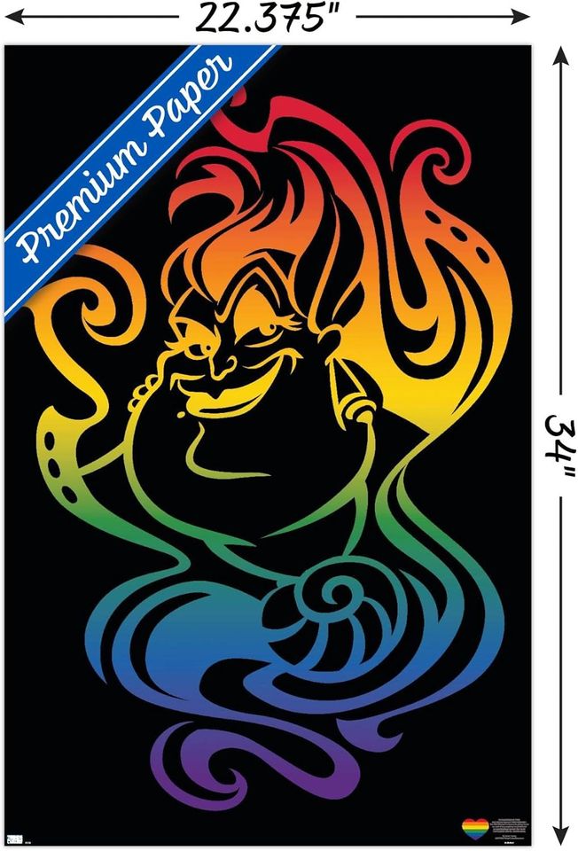 Disney Villains - Ursula Pride Wall Poster