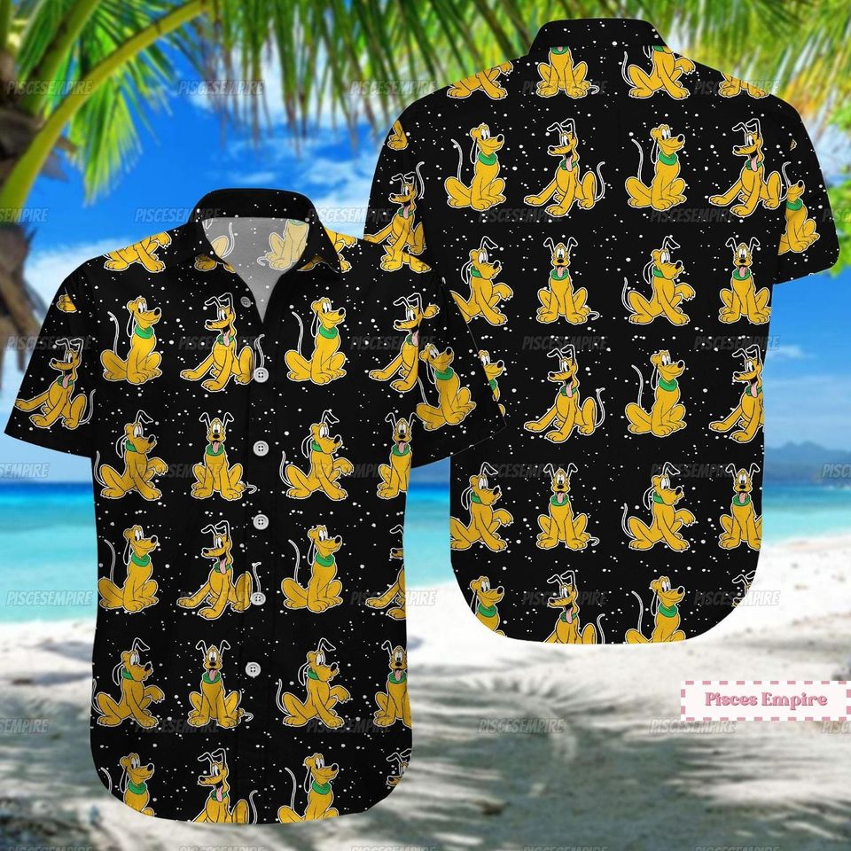 Disney Pluto Shirt, Disney Pluto hawaii Shirt, Disneyland Shirt