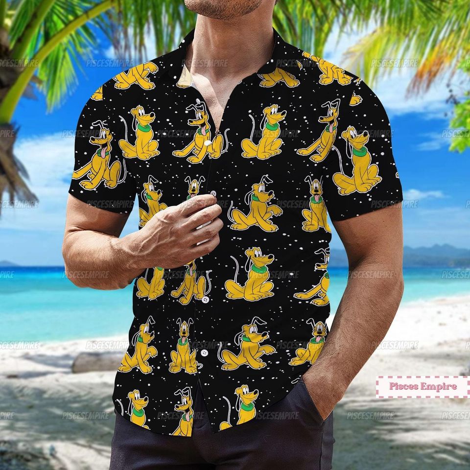 Disney Pluto Shirt, Disney Pluto hawaii Shirt, Disneyland Shirt