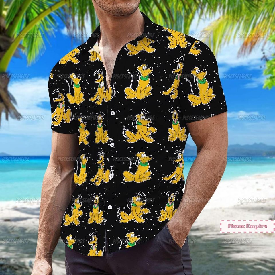 Disney Pluto Shirt, Disney Pluto hawaii Shirt, Disneyland Shirt