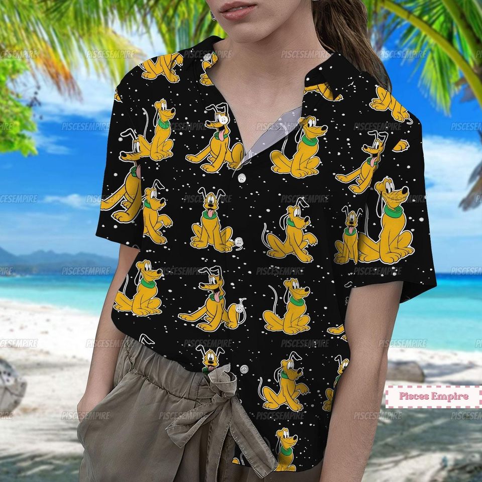 Disney Pluto Shirt, Disney Pluto hawaii Shirt, Disneyland Shirt