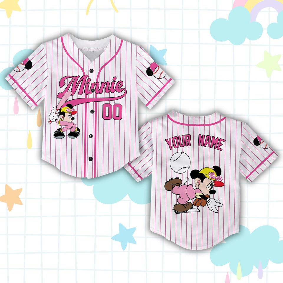 Custom Disneyland Vacation Baseball Jersey