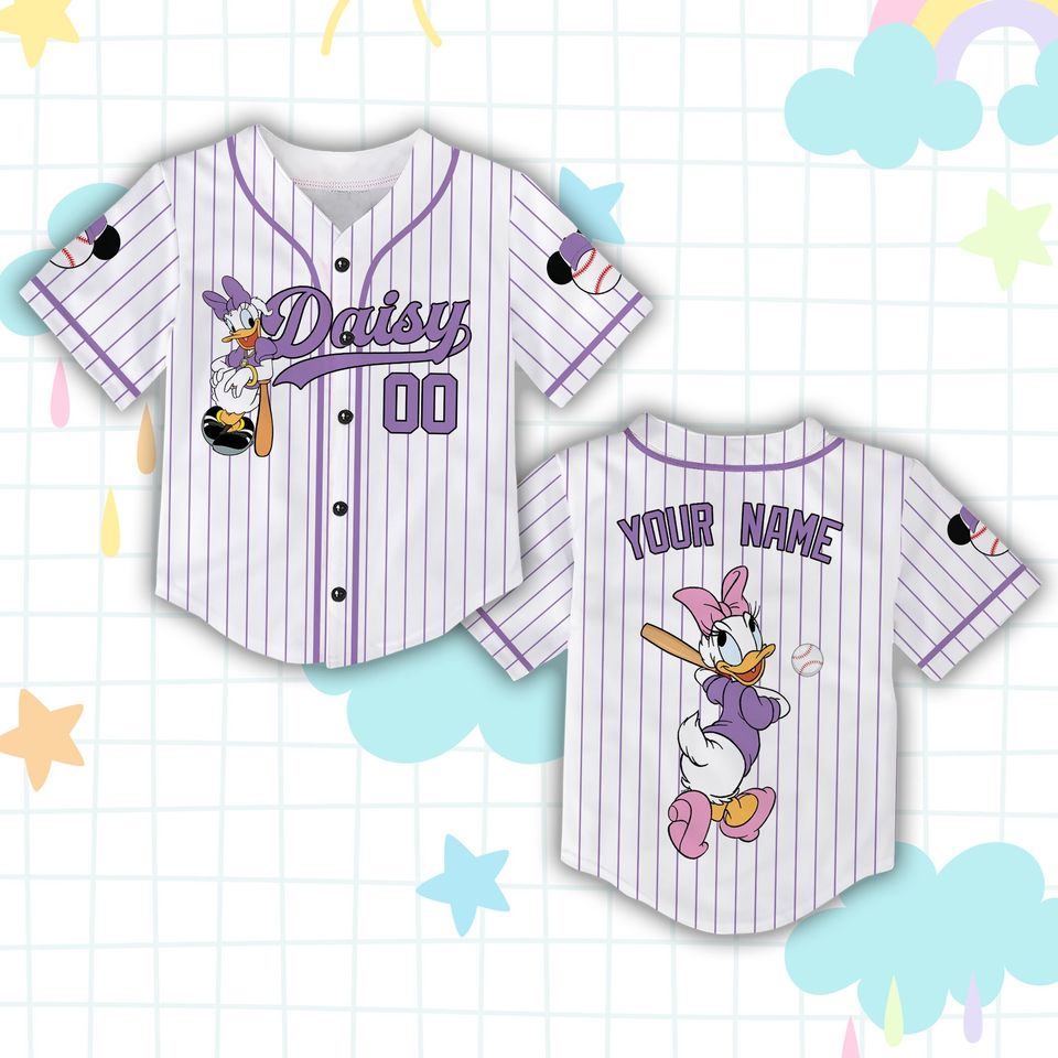 Custom Disneyland Vacation Baseball Jersey