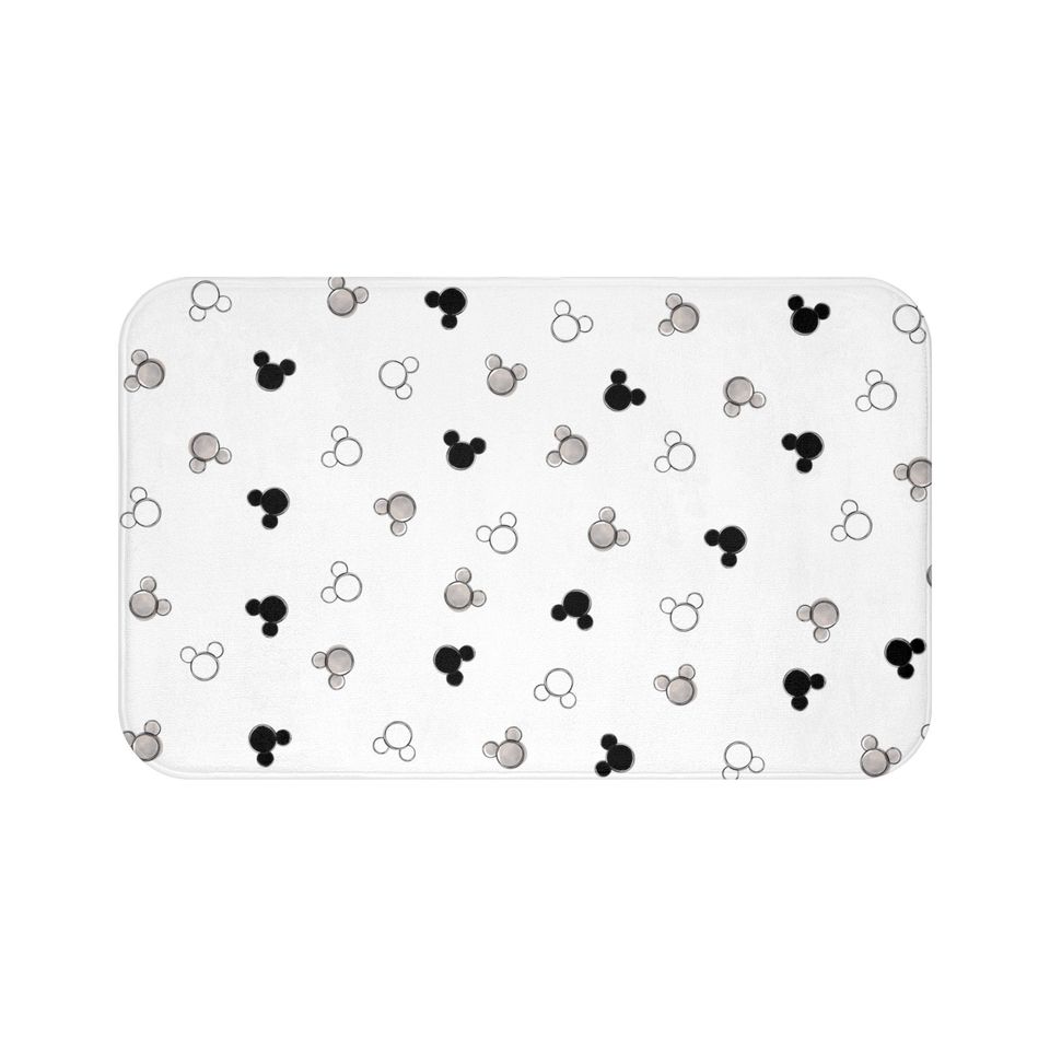 Mickey Mouse Disney Bath Mat, Disney Bathroom Decor