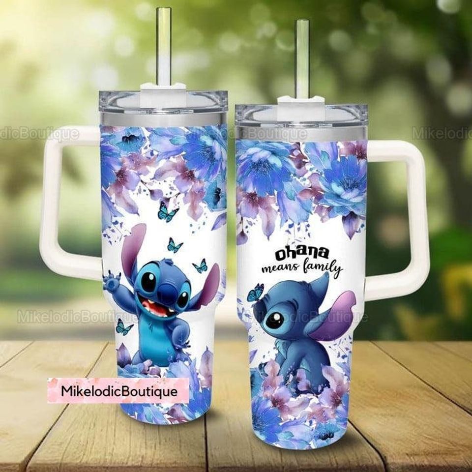 Disney Stitch Tumbler, Stitch 40oz Tumbler
