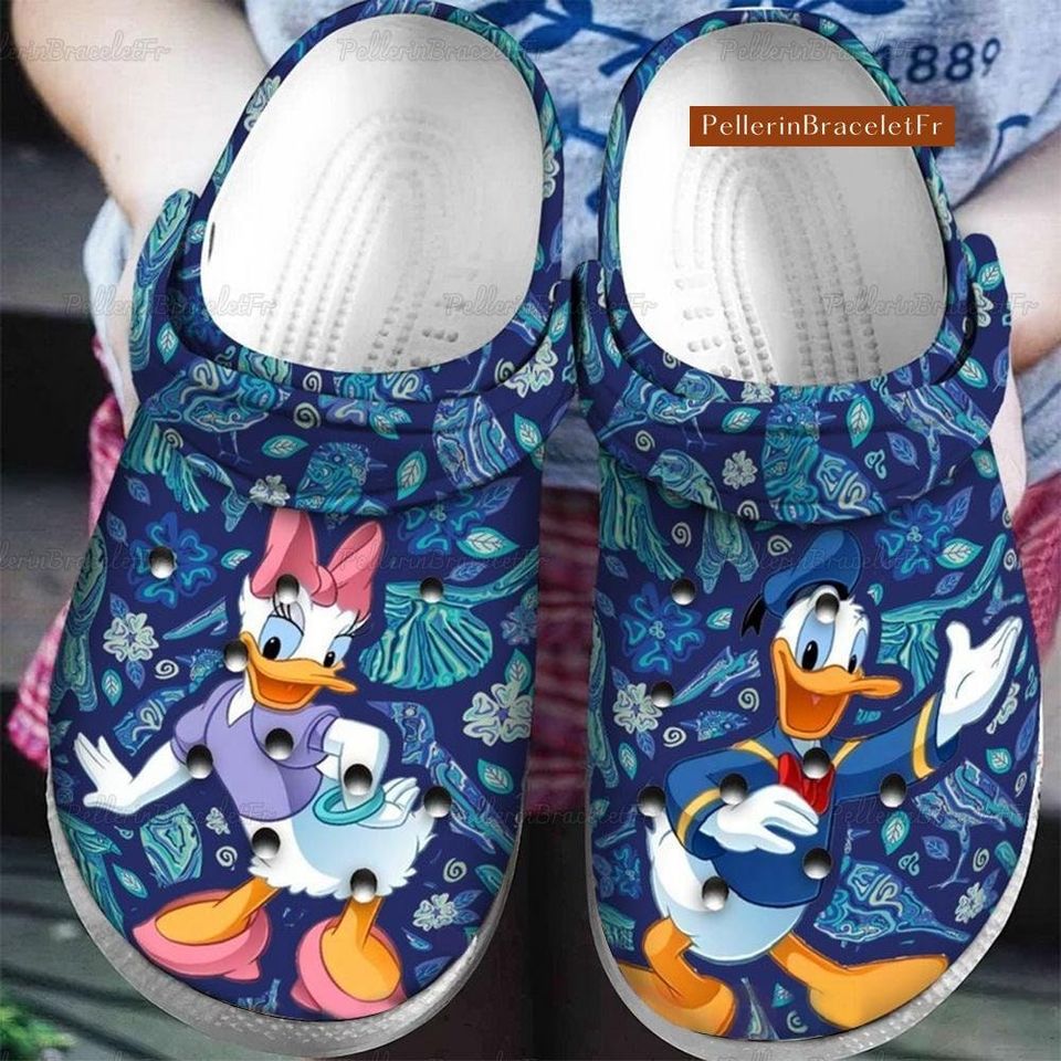 Disney Donald Duck And Daisy Duck Shoes, Donald And Daisy Disney Clogs