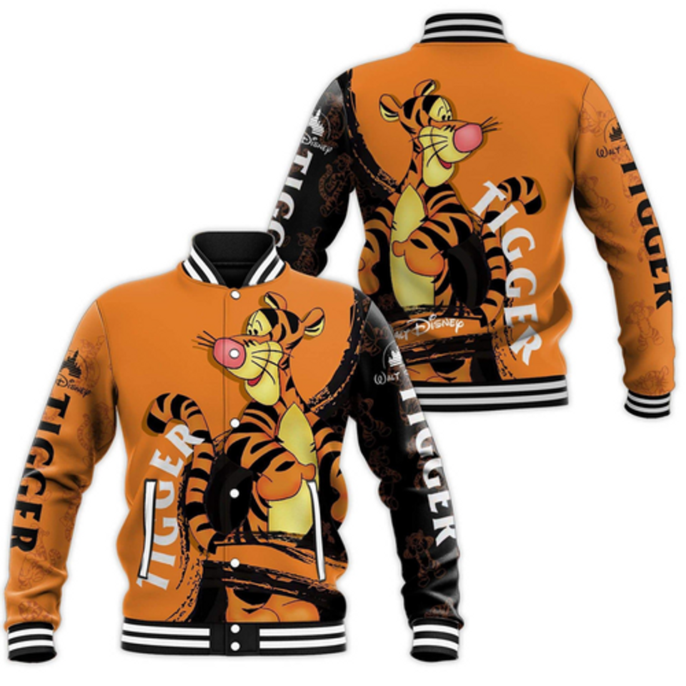 Tigger Winnie The Pooh Disney Baseball Jacket