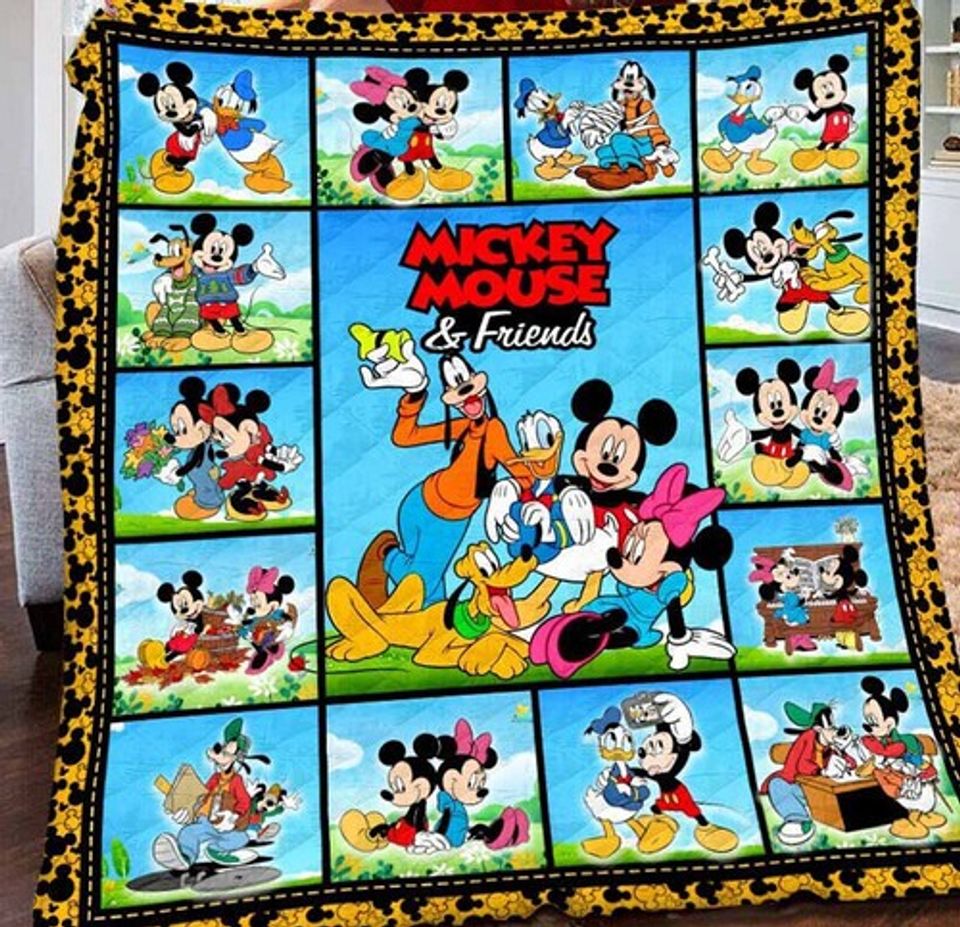 Mickey And Friends Disney Fleece Blanket