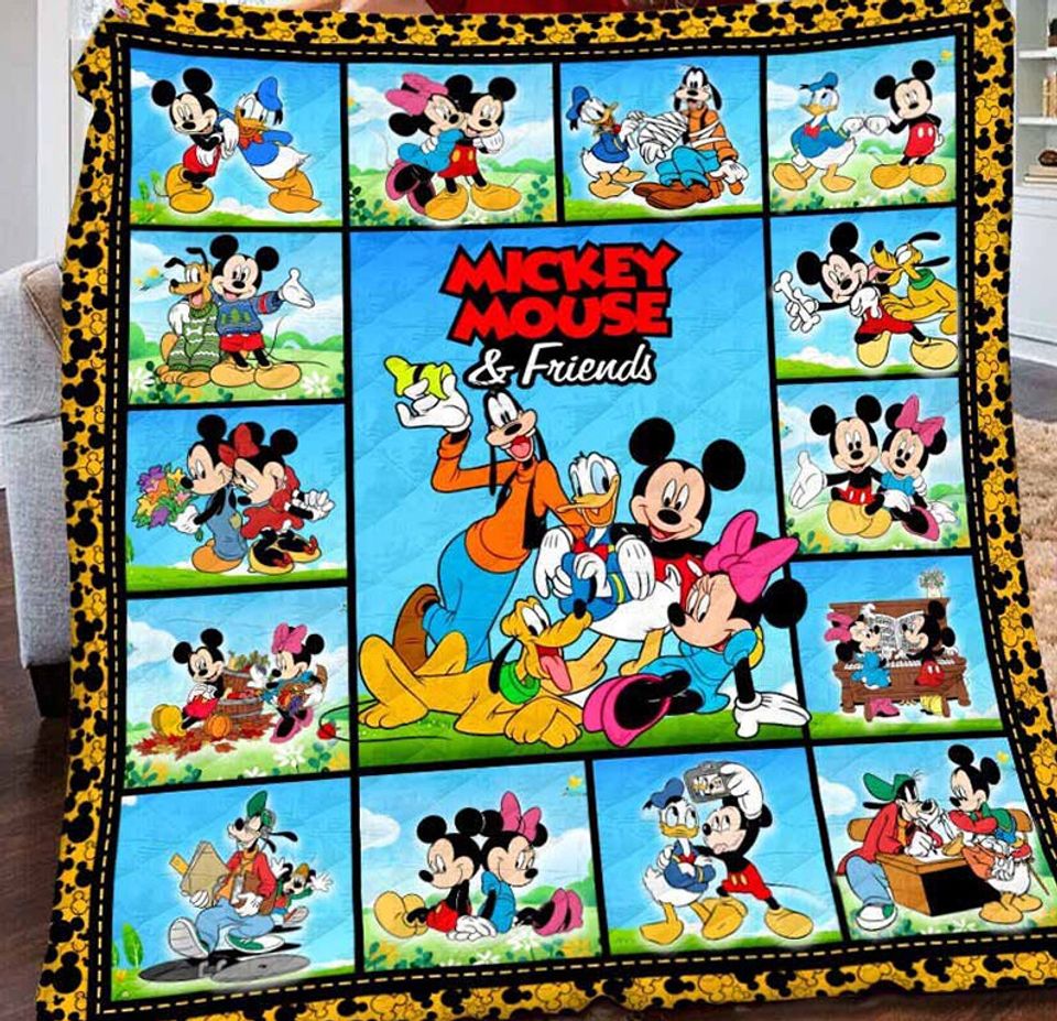 Mickey And Friends Disney Fleece Blanket