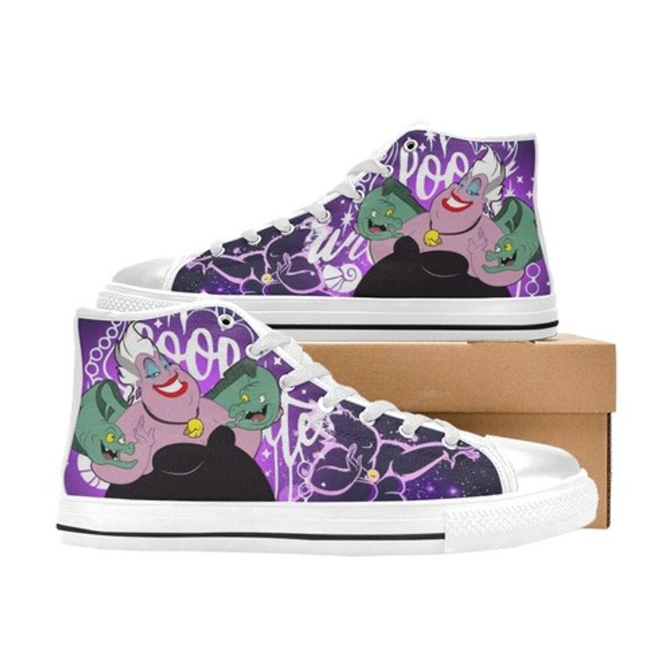 Ursula Disney Men's High Top Sneakers