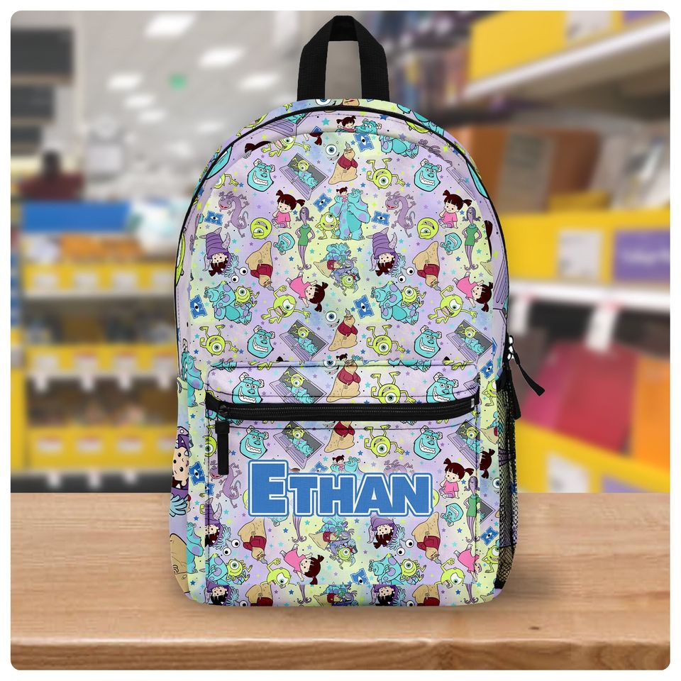 Custom Backpack Disneyland Monsters Inc Backpack