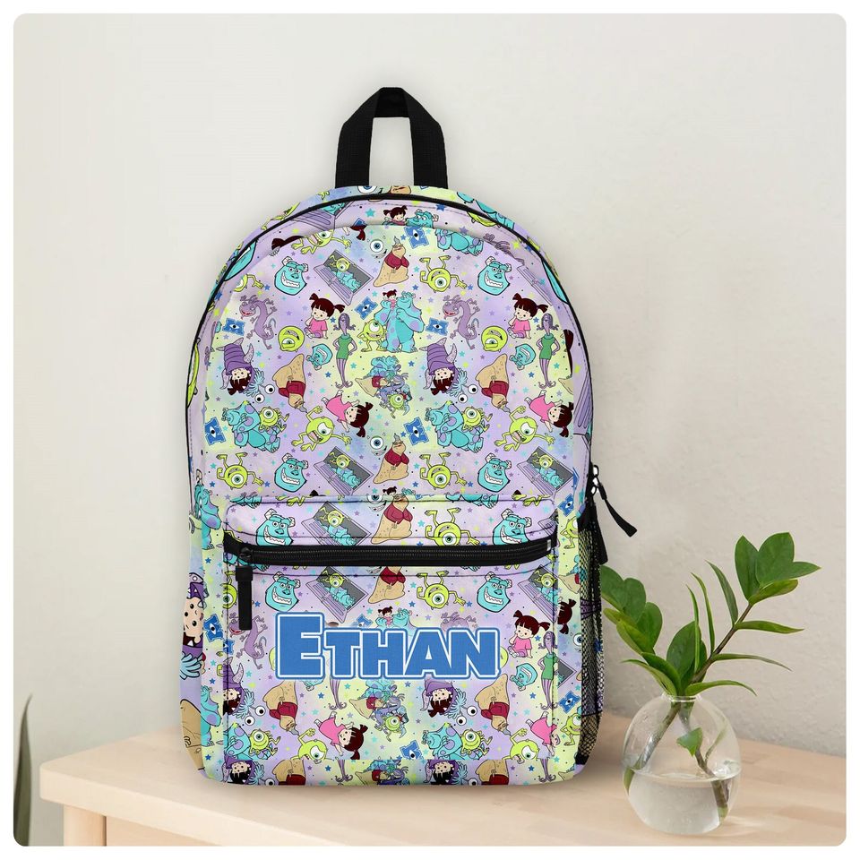 Custom Backpack Disneyland Monsters Inc Backpack