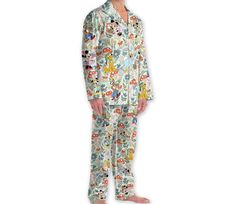 Vintage Disney Easter Pajamas Mickey Easter Family Matching