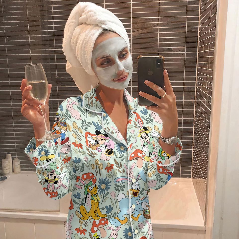 Vintage Disney Easter Pajamas Mickey Easter Family Matching