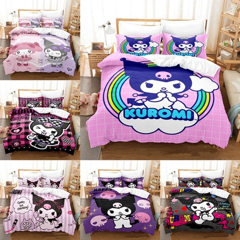 Kuromi Girl Duvet Doona Disney Bedding Sets