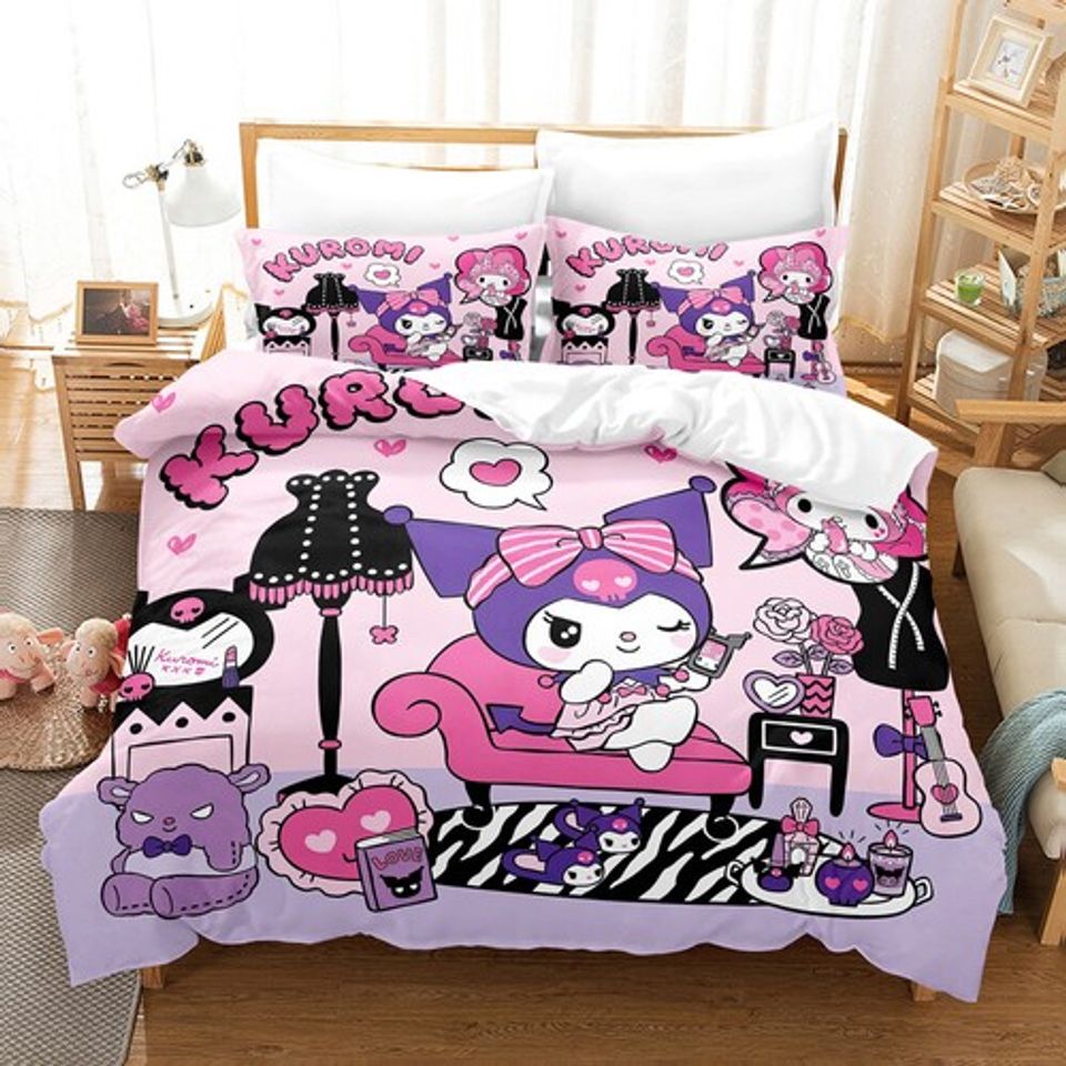Kuromi Series Duvet Disney Bedding Sets