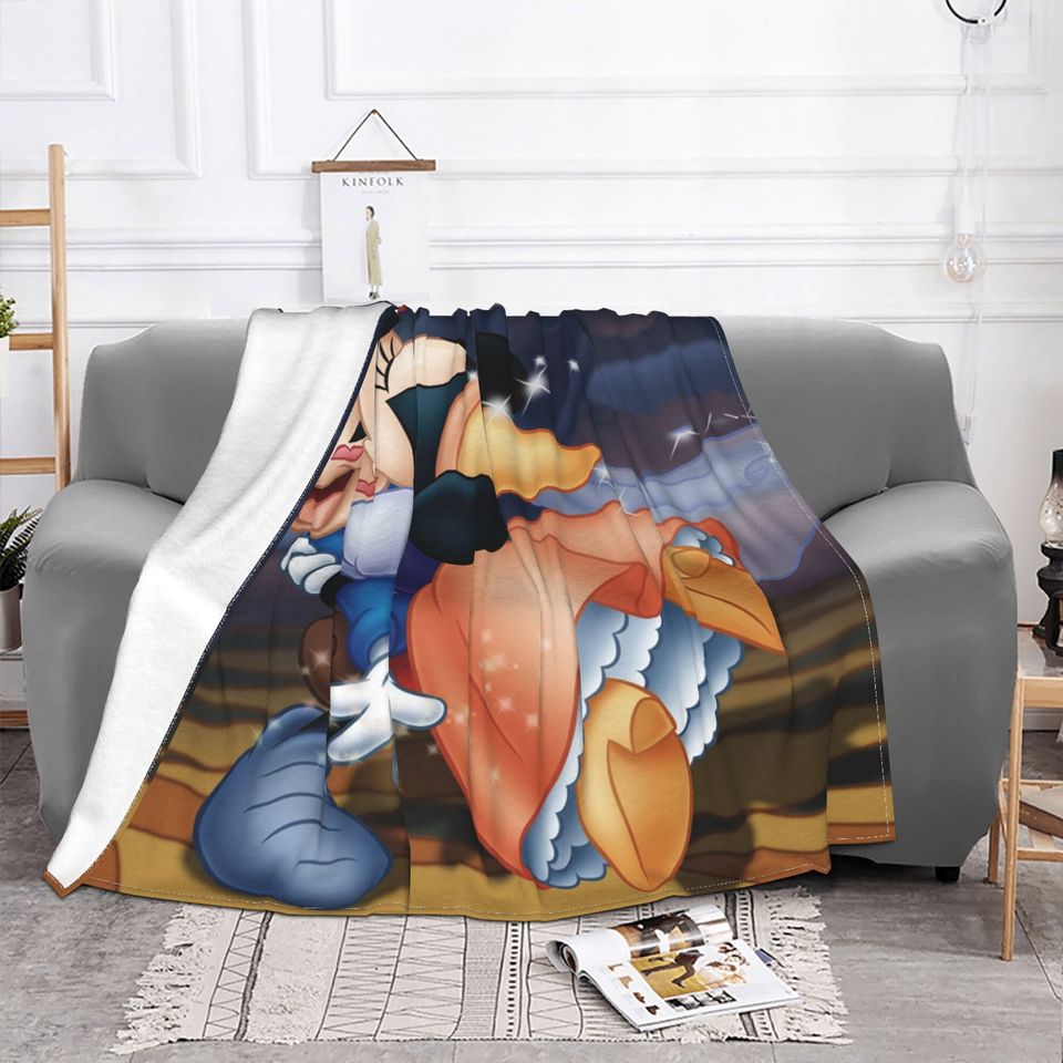 Custom Name Blanket Disney Mickey Mouse Tapestry Personalized Blankets Birthday Gift