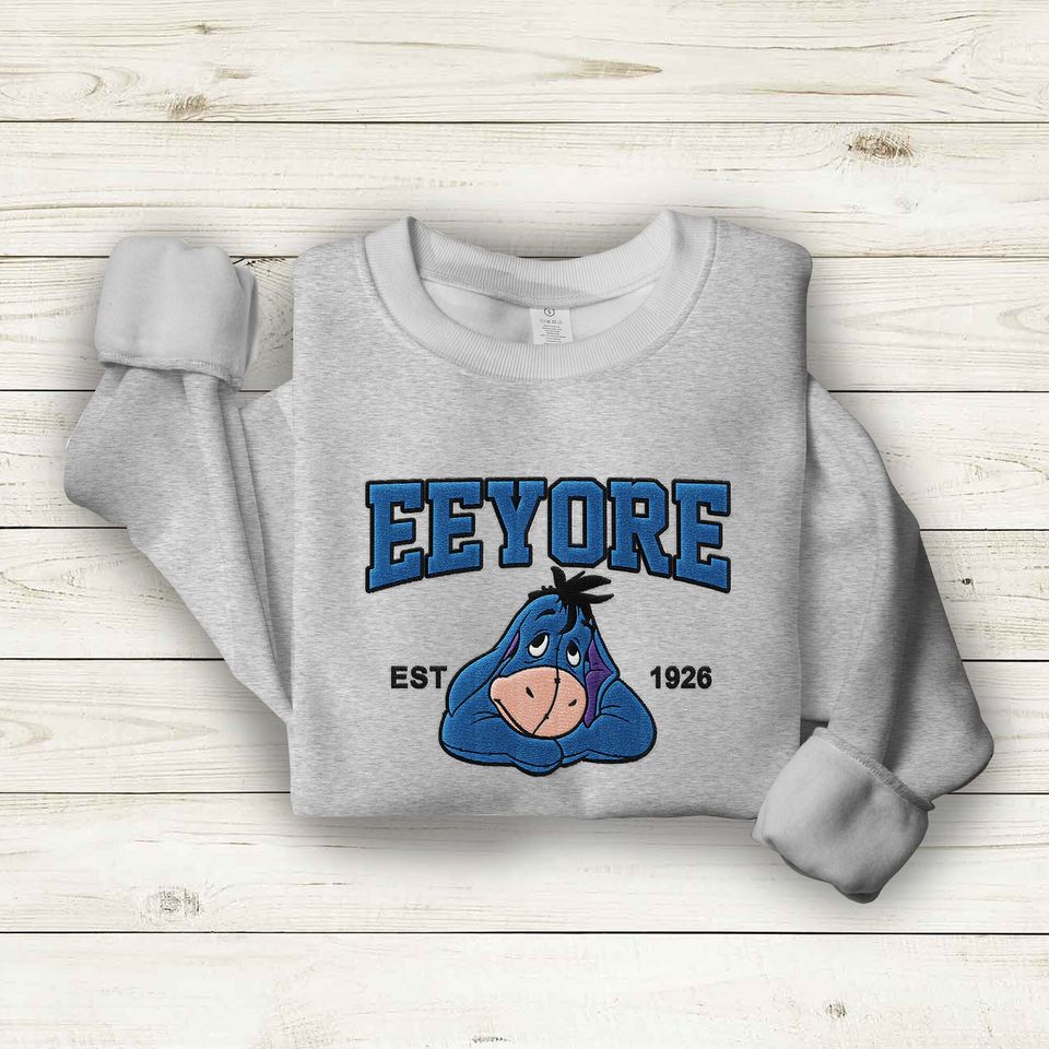 Custom Character Disney Donald Embroidered Sweatshirt