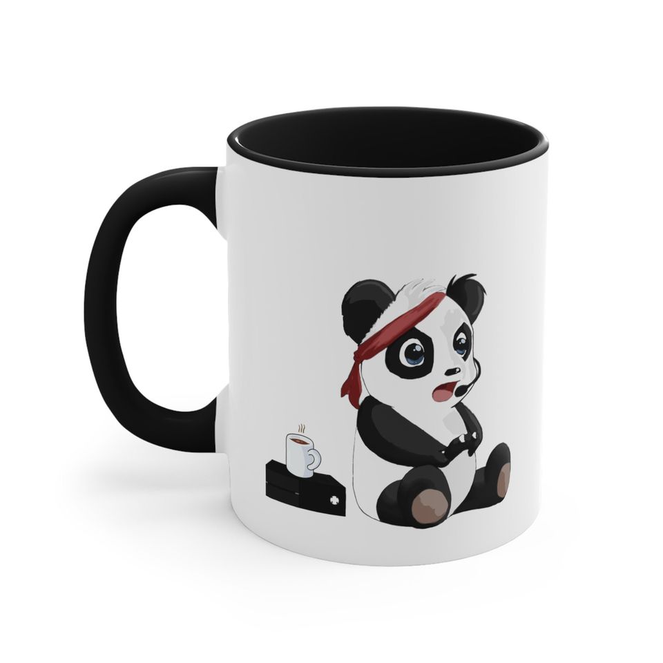 Kung Fu Panda Gameboy Console Chibi Disney Pot Accent Coffee Mug