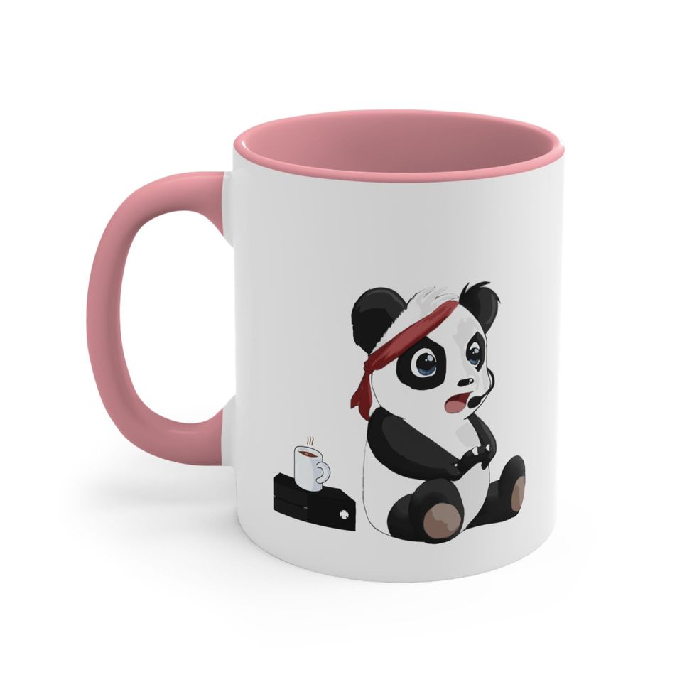 Kung Fu Panda Gameboy Console Chibi Disney Pot Accent Coffee Mug