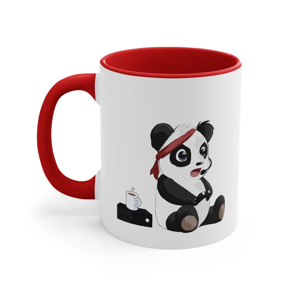 Kung Fu Panda Gameboy Console Chibi Disney Pot Accent Coffee Mug