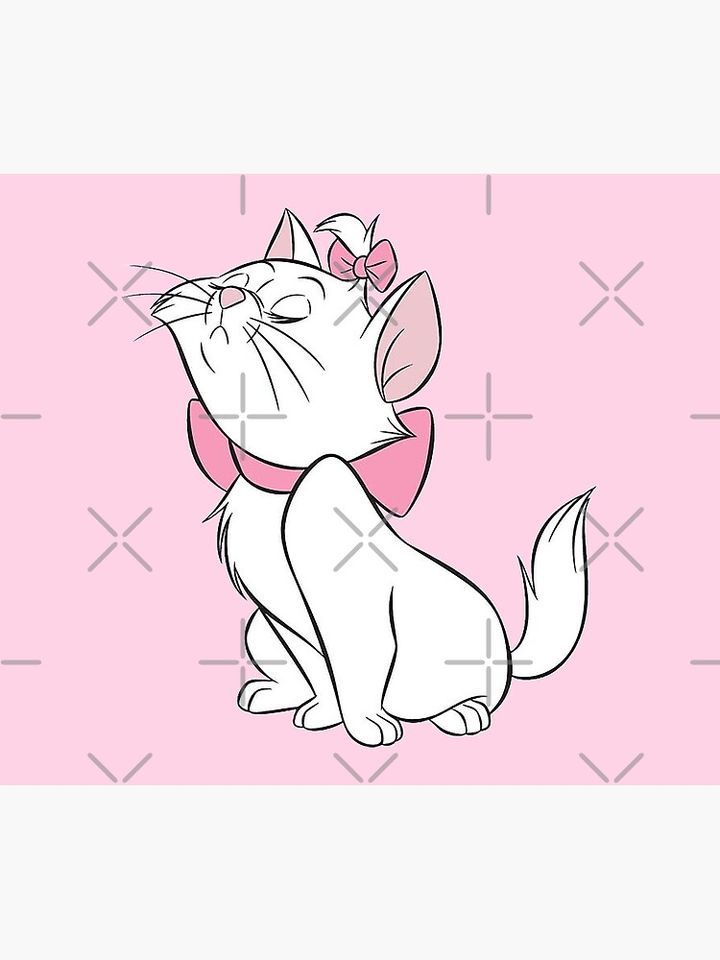 Marie Cute from Aristocats Throw Blanket