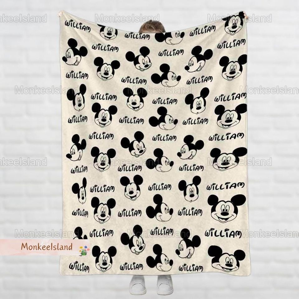 Mickey Mouse Blanket, Disney Mickey Fleece Blanket