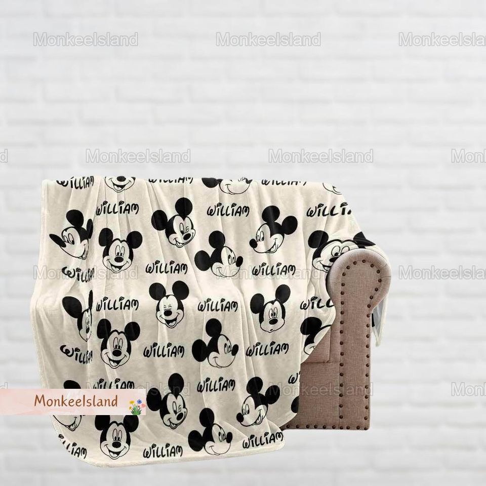 Mickey Mouse Blanket, Disney Mickey Fleece Blanket