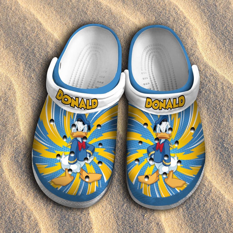 Donald Duck Unisex Clogs, Disney Donald Duck Clogs Shoes