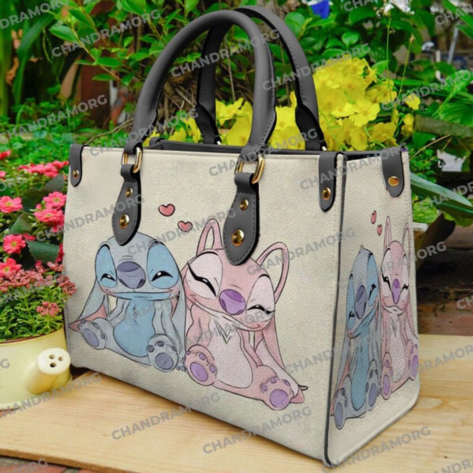 Disney Stitch Angel Leather Bag